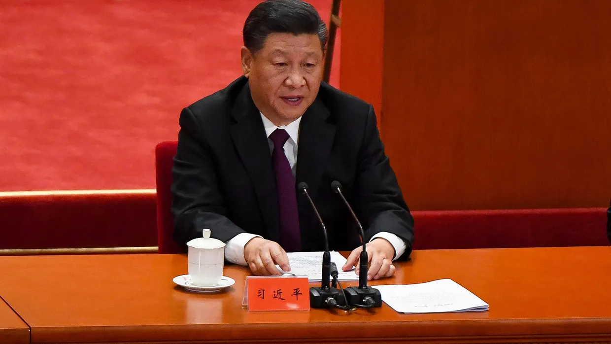 Chinas Präsident Xi Jinping bei seiner Rede zum 40. Jahrestag der Öffnung Chinas.
