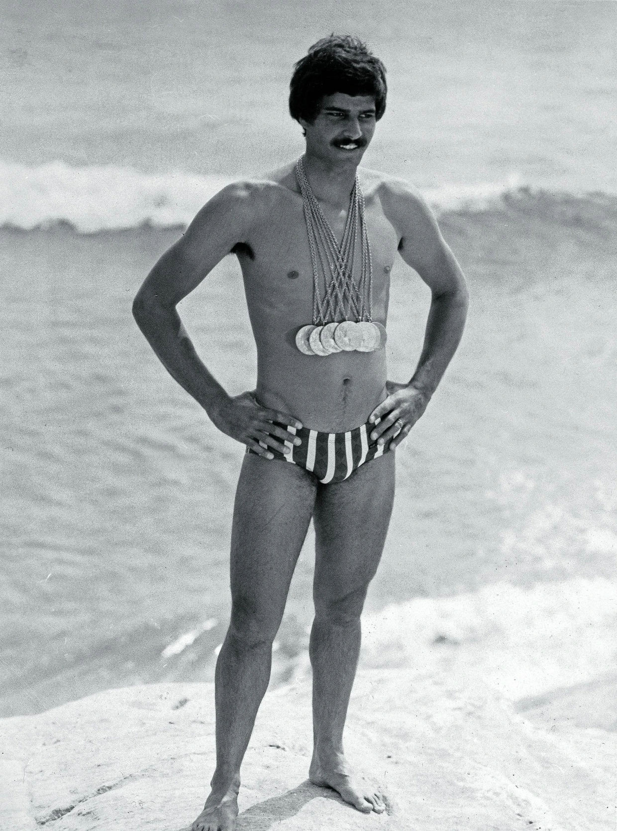 Septembre 04, 1972 - Jeux Olympiques De Munich  Natation . Mark Spitz Remporte Sa Cinquieme Medaille D Or Mark Spitz D Amerique Sur Son Chemin A Image69468037