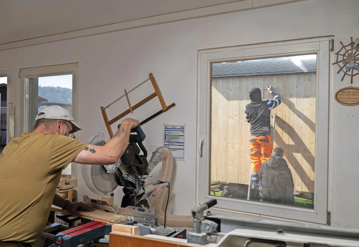 Einige Bürgergeldempfänger arbeiten in der Werkstatt des Vereins Horizont.