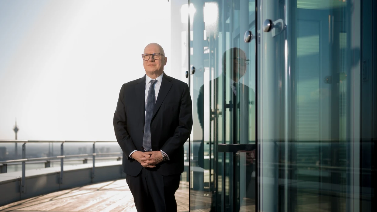 Markus Rieß has been head of the Munich Re subsidiary Ergo for ten years.