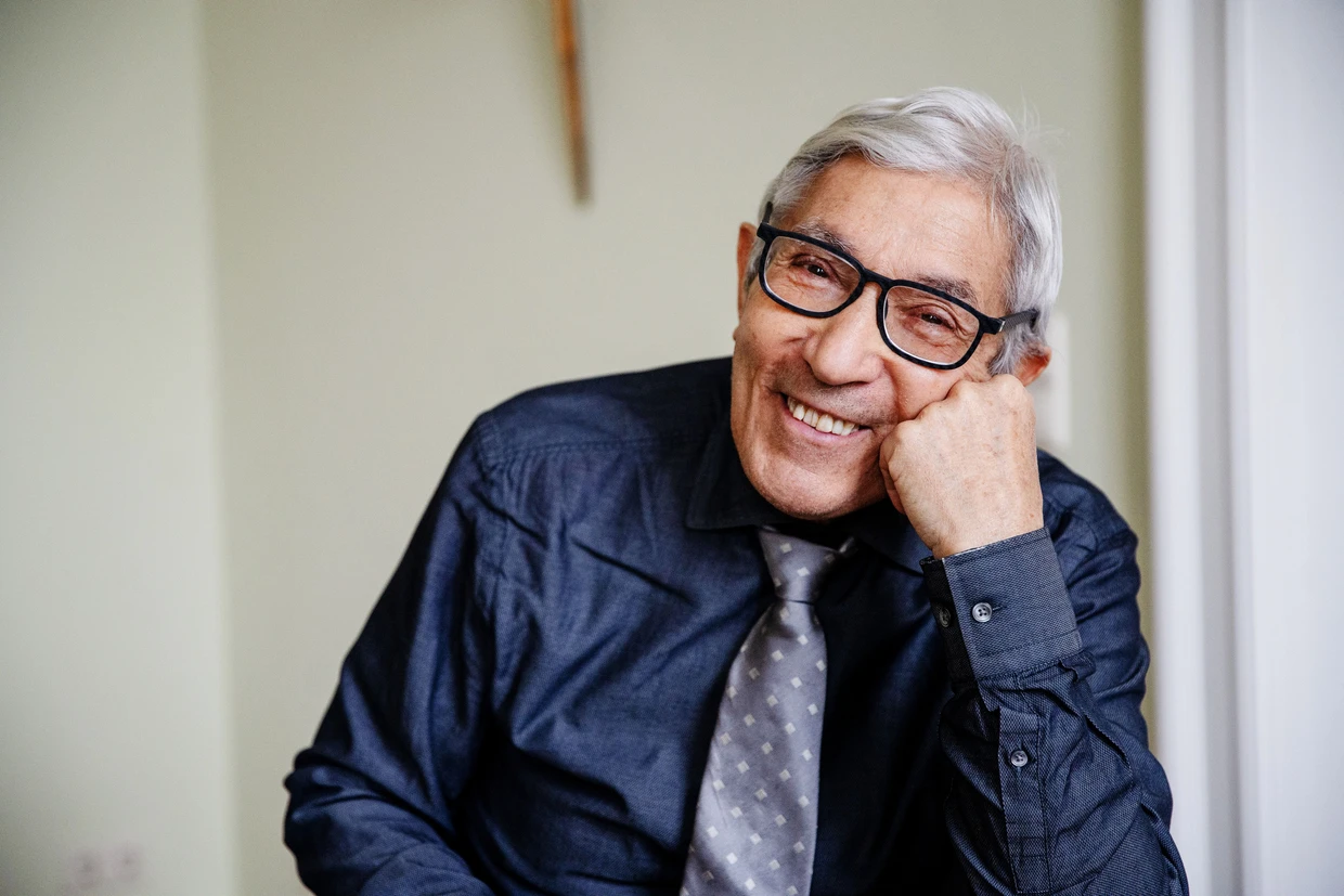 Ungebrochen, auch nach einem Jahr im Gefängnis: Boualem Sansal im Januar 2026 in Berlin