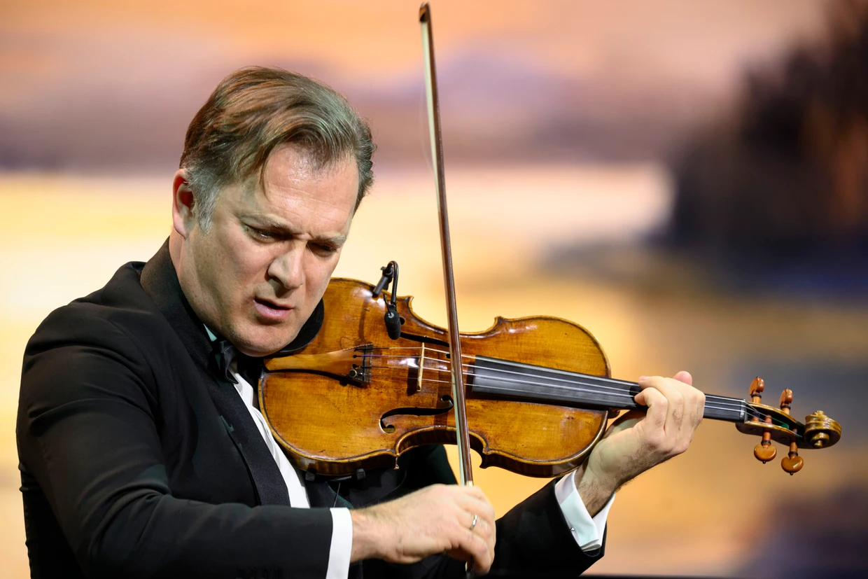 Renaud Capuçon am 19. Januar in Davos