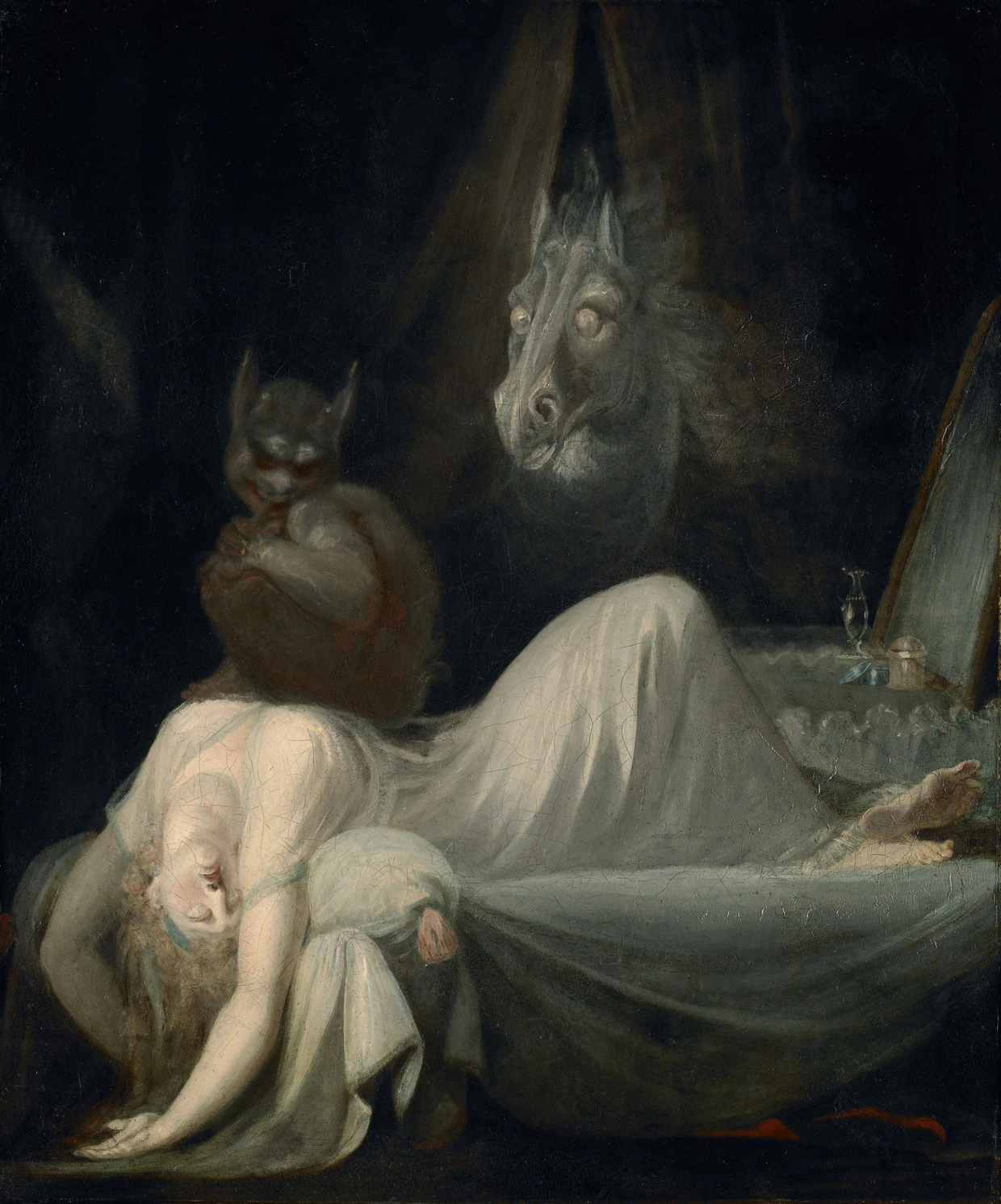 Double virgin, harassed by monsters: Johann Heinrich Füssli's “The Nightmare”, 1790/91