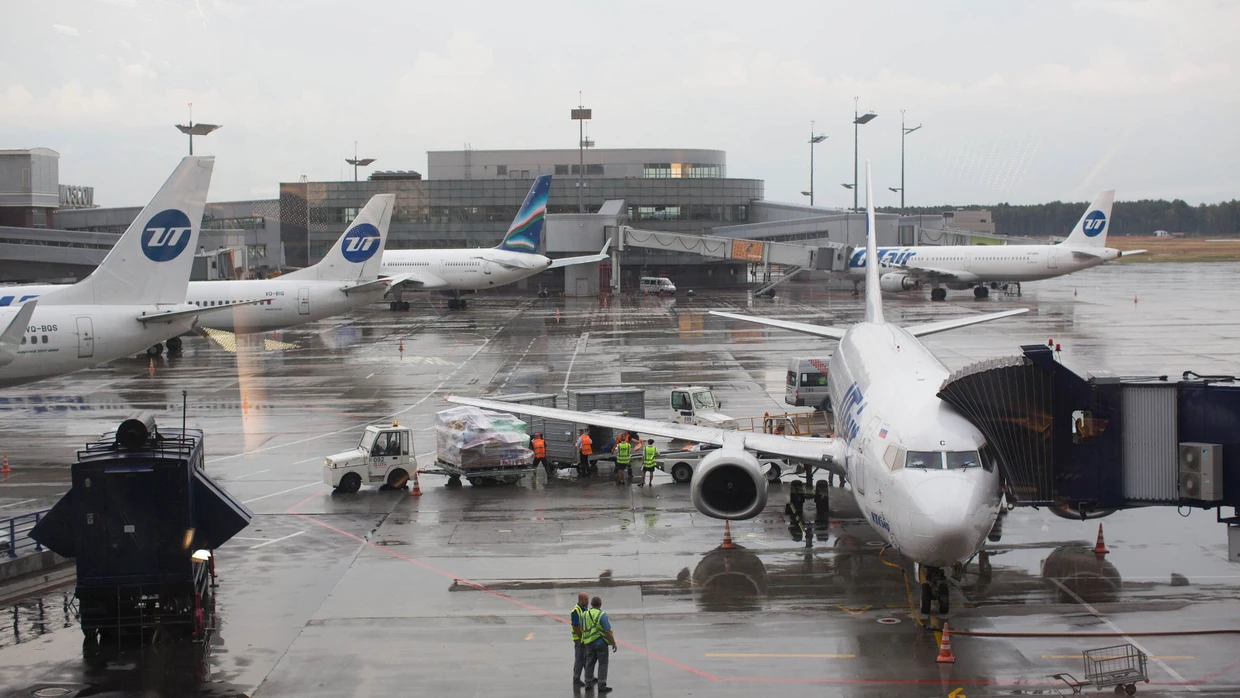 Der Moskauer Flughafen Wnukowo