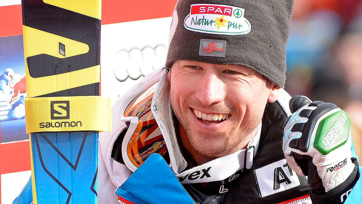 Eben noch strahlender Streif-Sieger: Hannes Reichelt