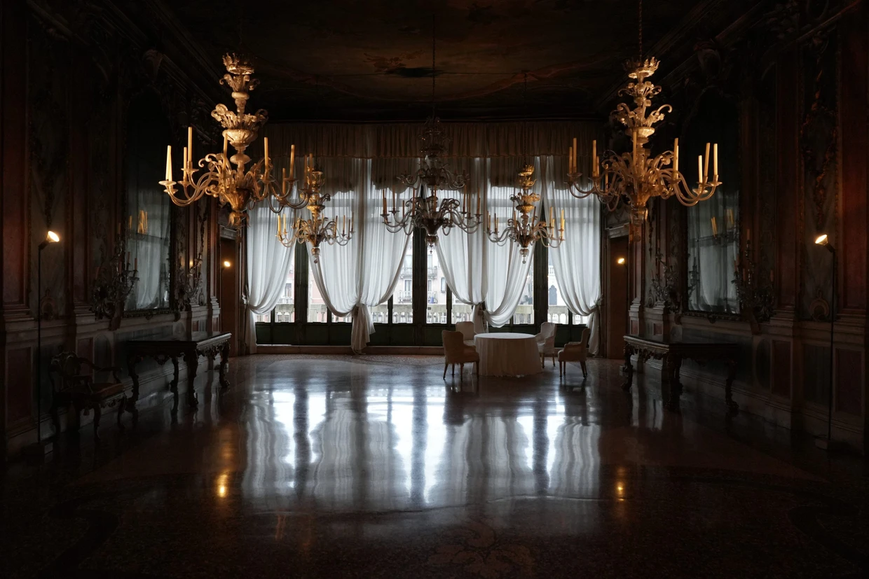 Ein Saal im Palazzo Pisani Moretta