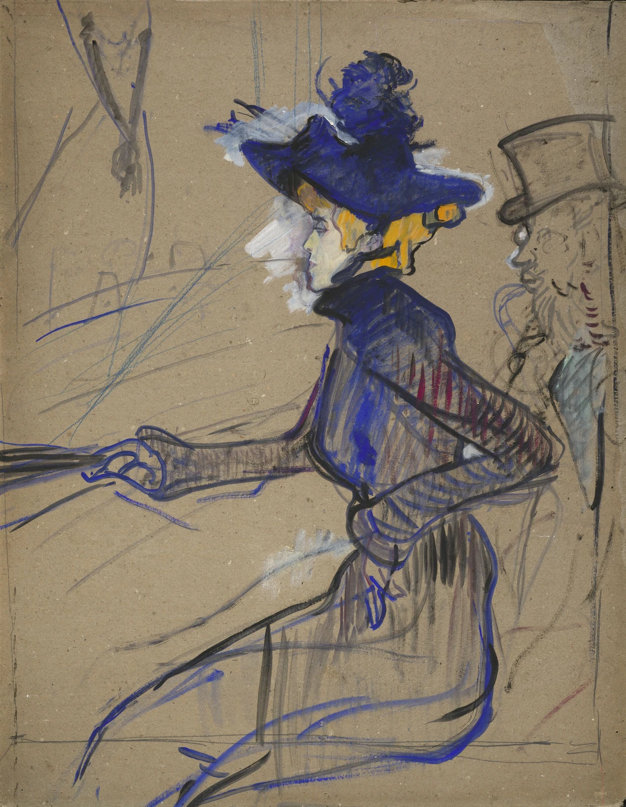  Henri de Toulouse-Lautrecs „Jane Avril au Divan Japonais“