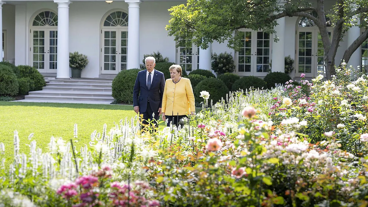 Angela Merkel zu Besuch bei Joe Biden in Washington