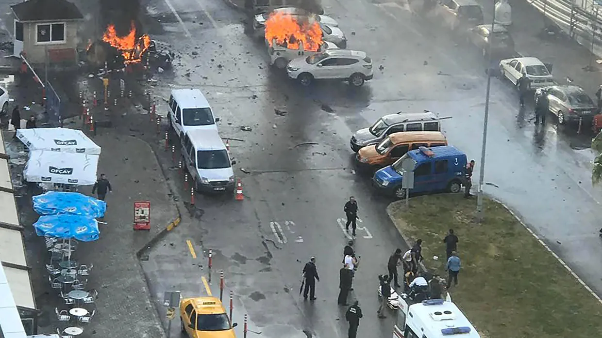 Blick auf den Tatort in Izmir