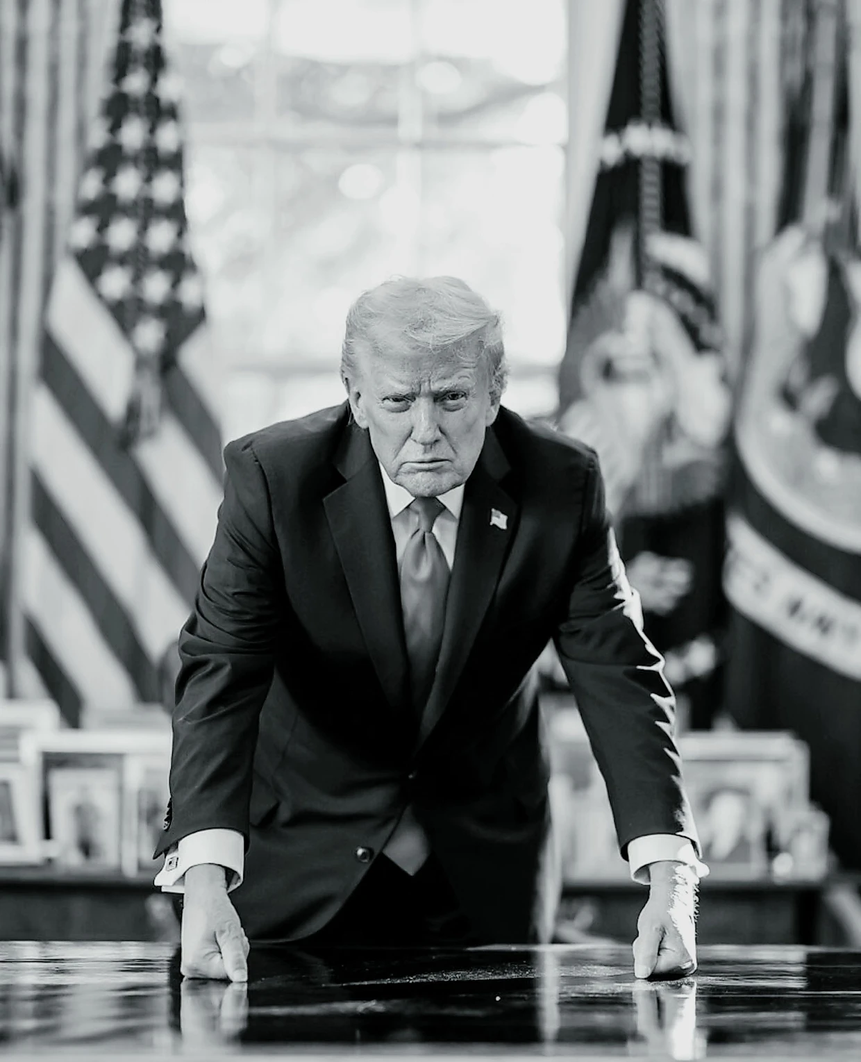 Ikongraphie der Hemdsärmeligkeit: Trumps offizielles Staatsporträt für die National Portrait Gallery