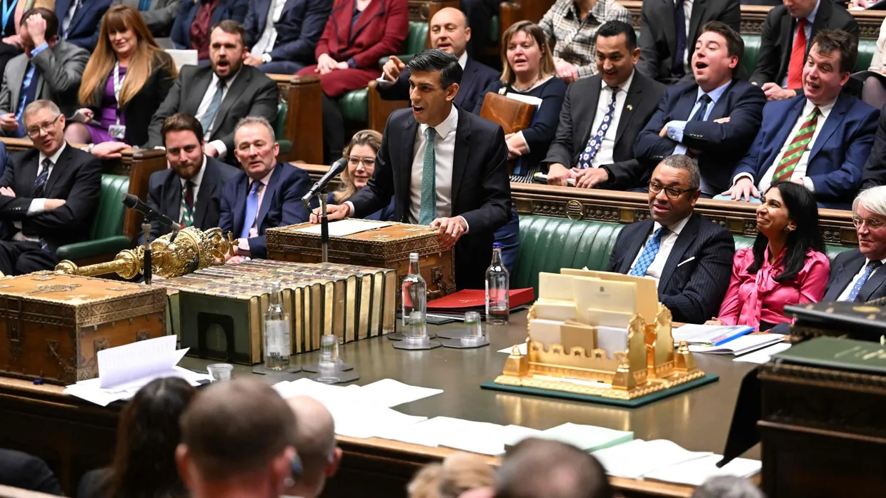 Im Parlament: Großbritanniens Premierminister Rishi Sunak