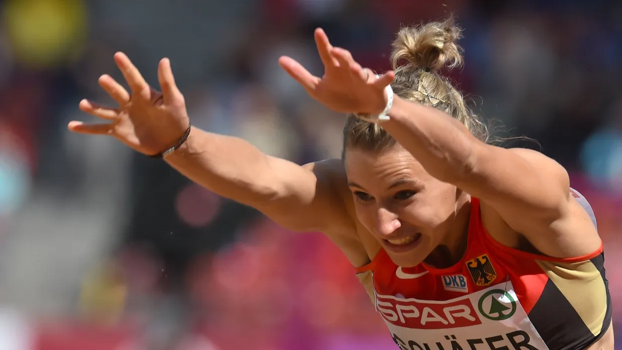 Vergeblich gestreckt: Carolin Schäfer verpasst die Medaille nur knapp
