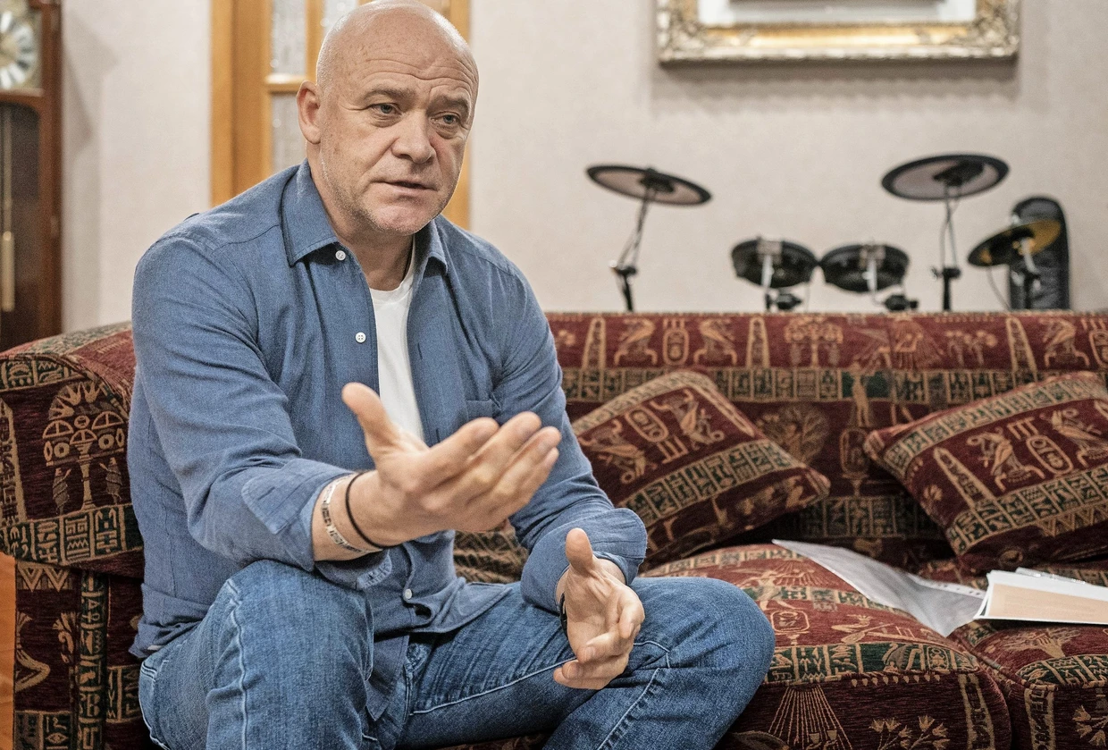 Auf der heimischen Couch: Truchanow im Gespräch mit der F.A.Z.