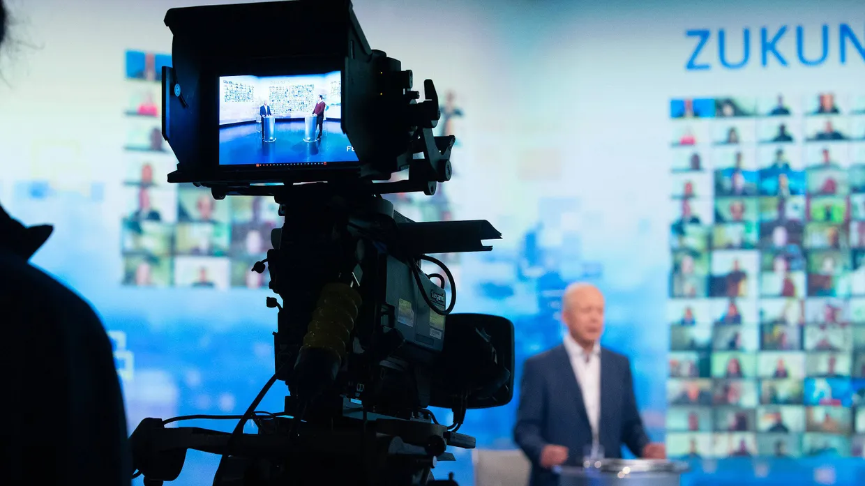 Meinungsbildung: WDR-Intendant und ARD-Vorsitzender Tom Buhrow beim Auftakt zum ARD-Zukunftsdialog