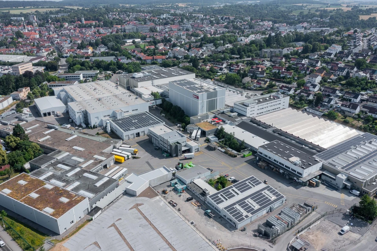 Das BSH-Werk in Bretten: Die Geschichte der Fabrik beginnt im Jahr 1877.