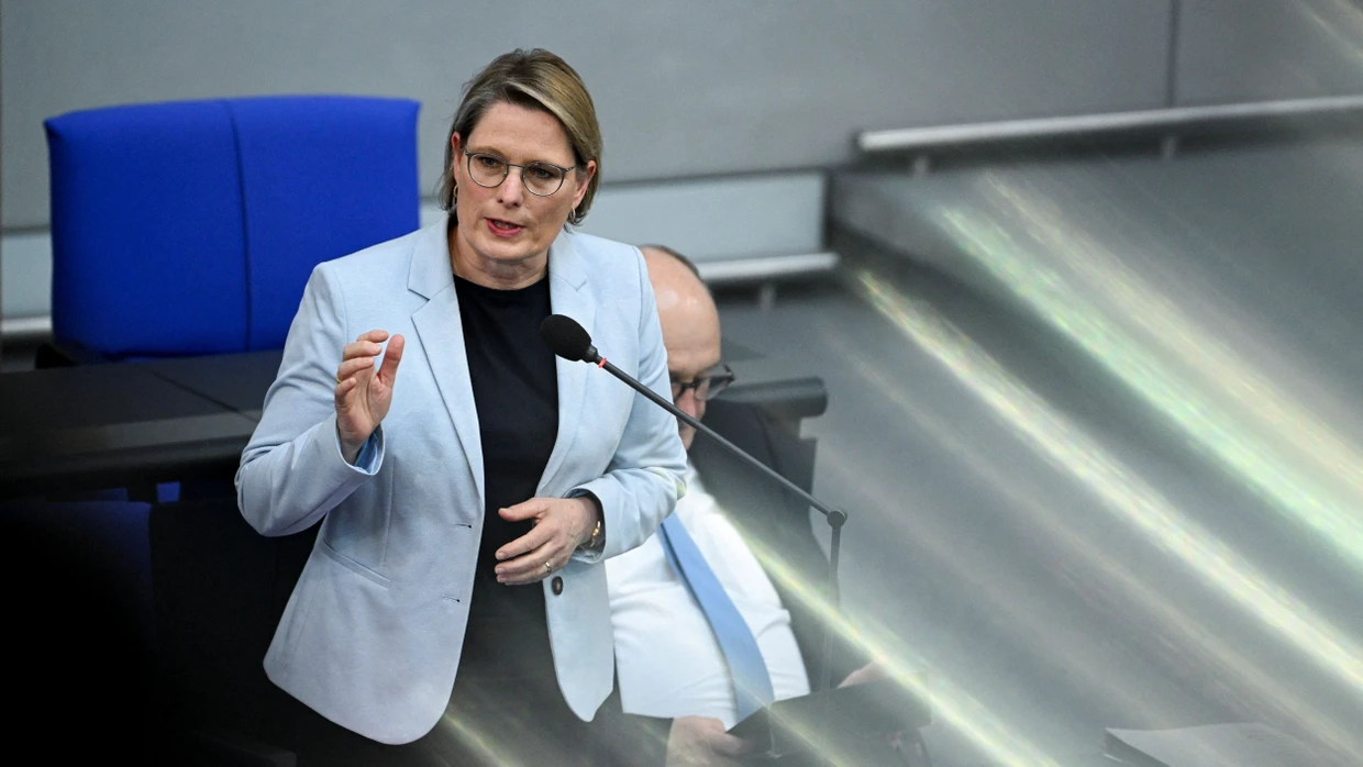 Bundesjustizministerin Stefanie Hubig (SPD) am 15. April im Deutschen Bundestag.