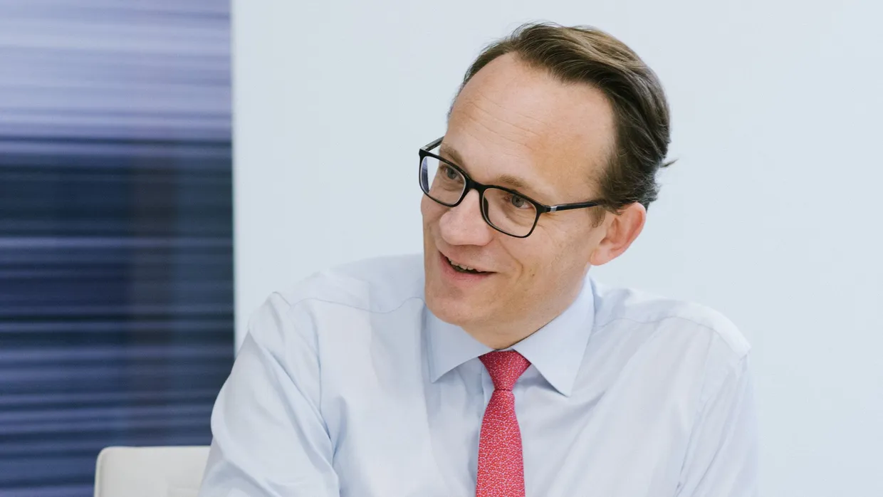 Markus Krebber, Vorstandsvorsitzender der RWE AG im Gespräch mit der F.A.Z.