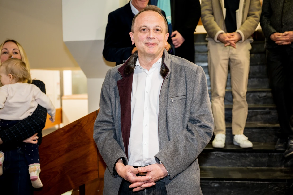 Musste sich geschlagen geben: Lutz Ullrich von der SPD am Wahlabend im Rathaus.