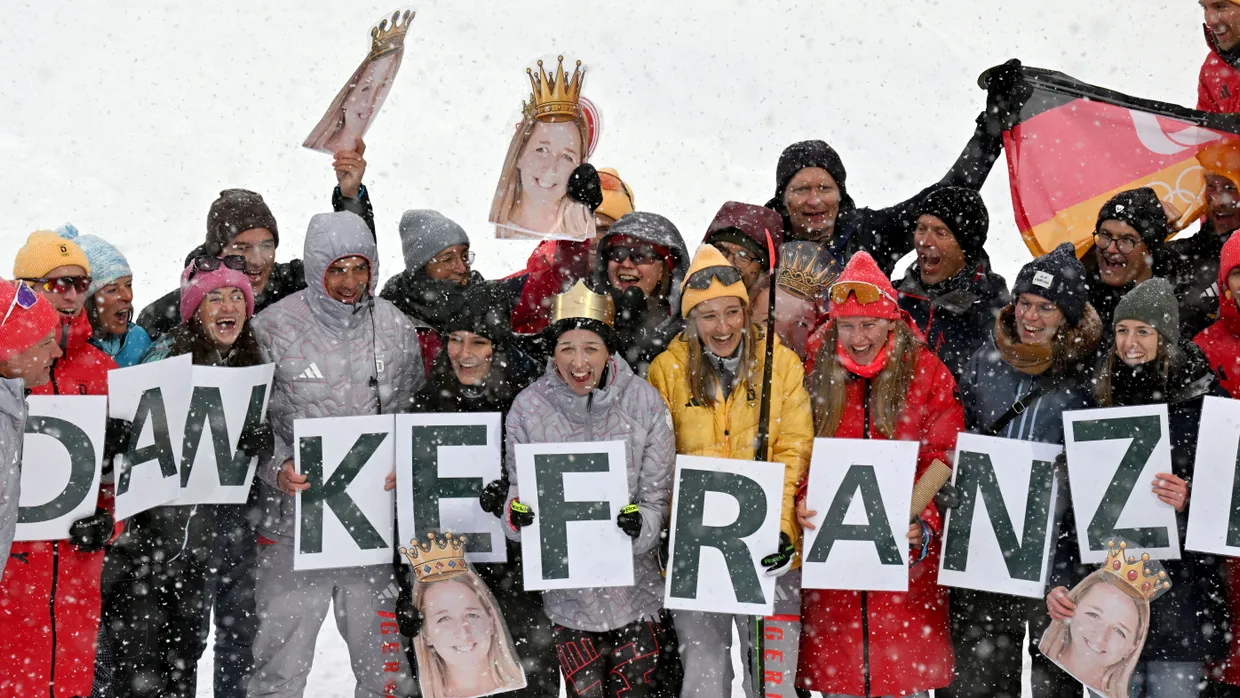 „Danke Franzi“: ein schöner Abschied von der Biathlon-Bühne für Franziska Preuß