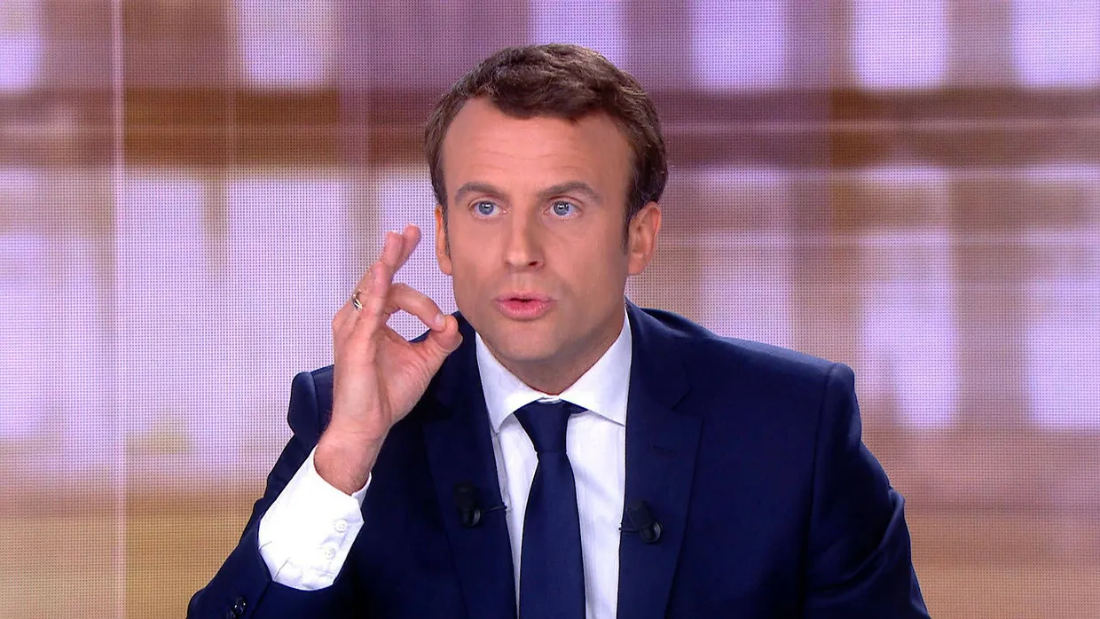 Favorit bei der Stichwahl am Sonntag: Emmanuel Macron