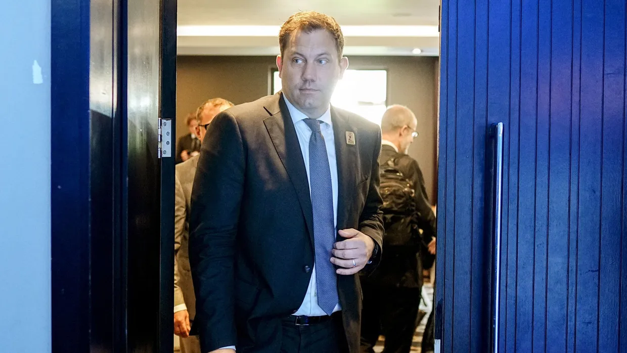 SPD-Chef Lars Klingbeil am Donnerstag in Südafrika.