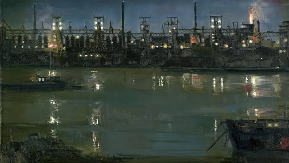 Gerhard Richter, „Rheinhausen“ von1962, Öl auf Leinwand, 70 mal 110 cm (Taxe 150.000 Euro