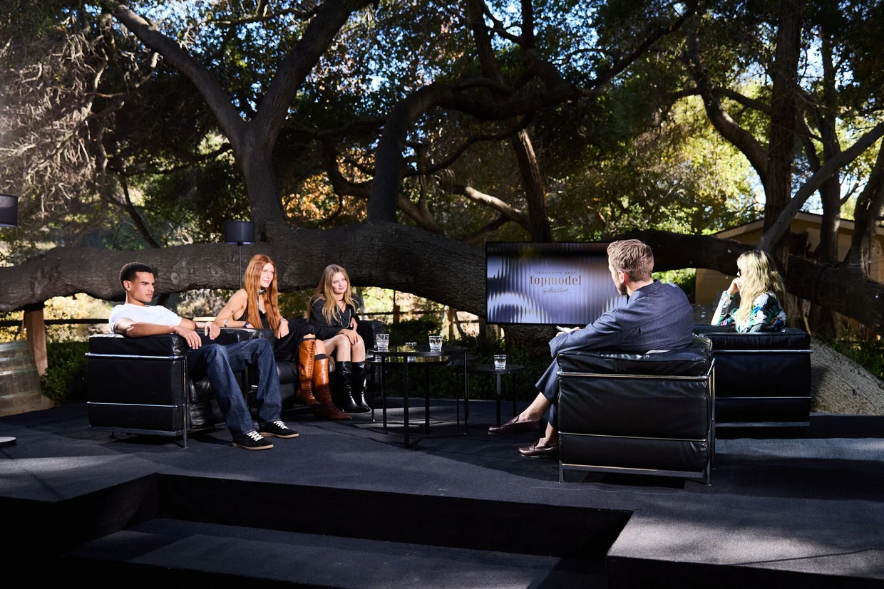 Im Kreuzverhör durch Christian Düren: Boureima, Marlene und Merret