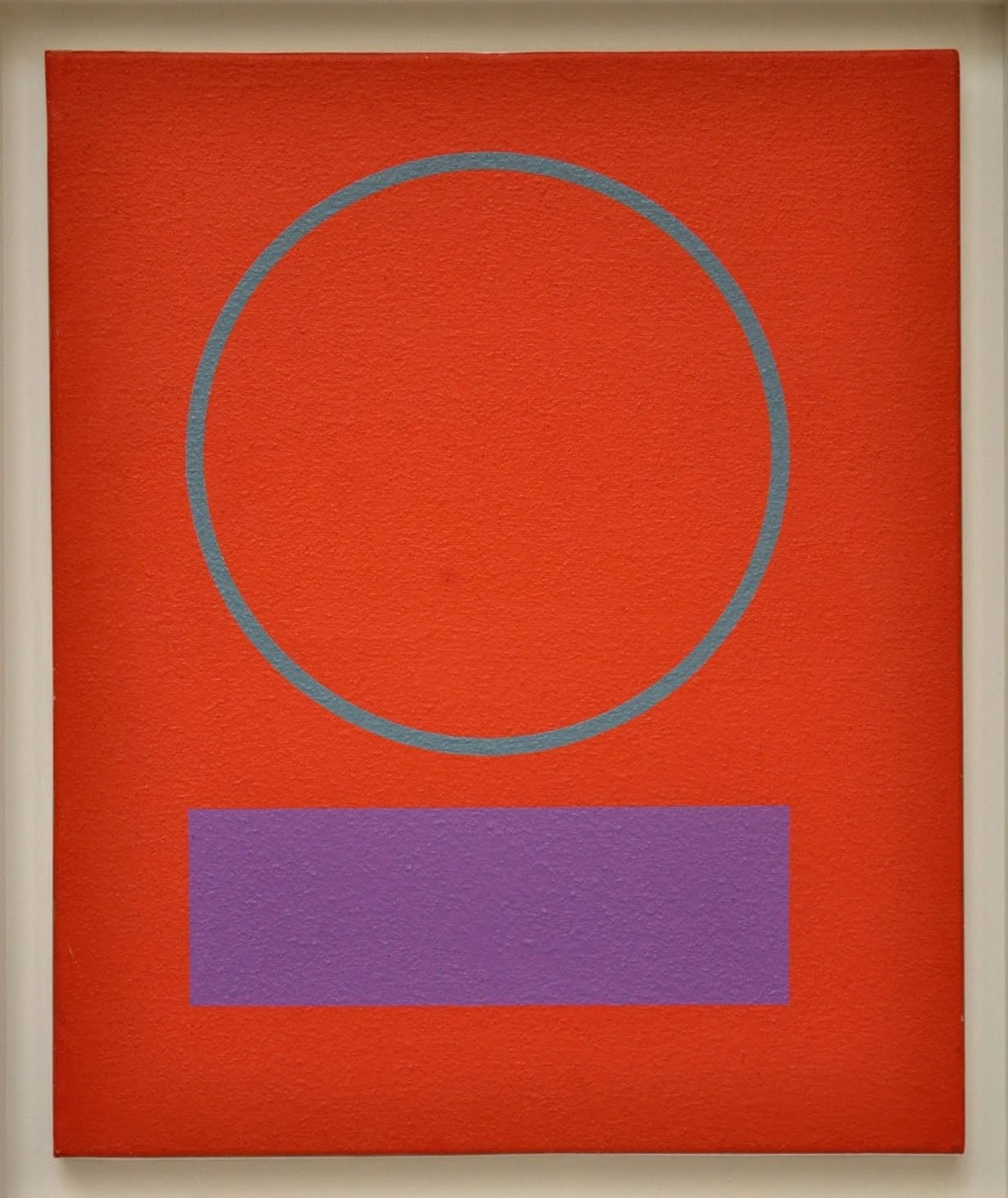 Jean Leppien, „Sans titre“, 1973, Öl auf Leinwand, 61 mal 50 Zentimeter