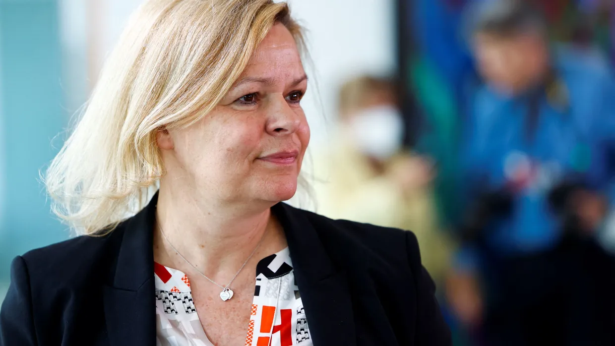 Bundesinnenministerin Nancy Faeser (SPD) im Juni