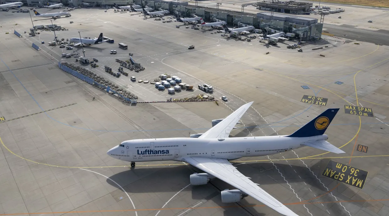 Kurs Richtung Dax? Eine Boeing-747 der Lufthansa auf dem Flughafen Frankfurt
