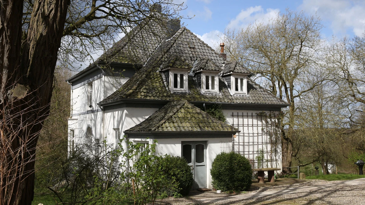 Das Wohnhaus des Schriftstellers und Künstlers Günter Grass in Behlendorf