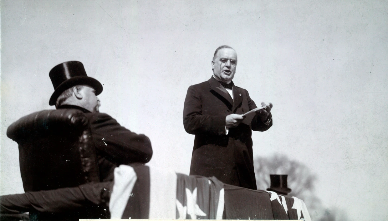 Präsident William McKinley – hier bei seiner Amtseinführung im März 1897– bot Spanien an, Kuba zu kaufen.