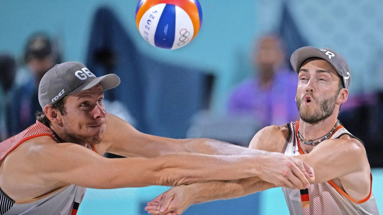 Deutschlands stärkstes Team: Nils Ehlers (links) und Clemens Wickler haben in Paris Silber gewonnen