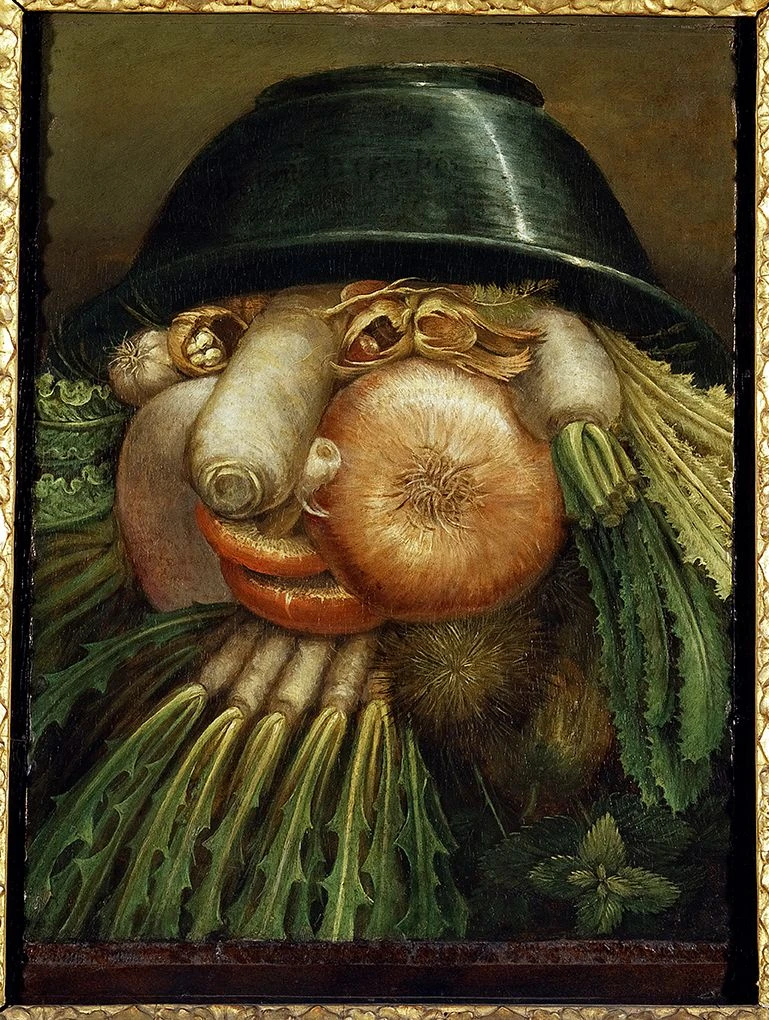  Giuseppe Arcimboldos „Scherzo d’ortaggi (l’Ortolano)“, 1590–93
