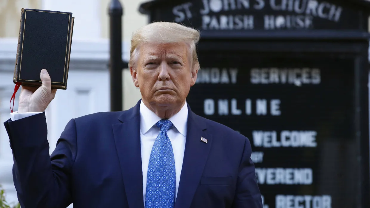Spalten statt versöhnen: Präsident Donald Trump