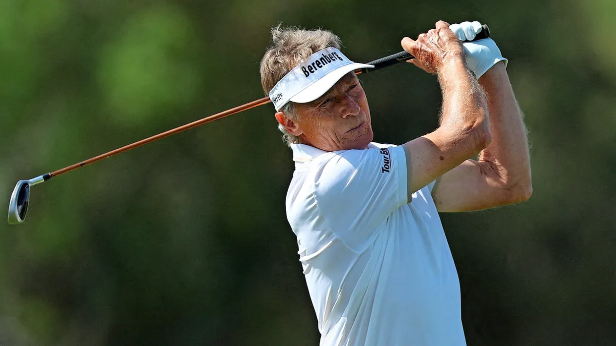 Das Ziel stets im Blick: Bernhard Langer