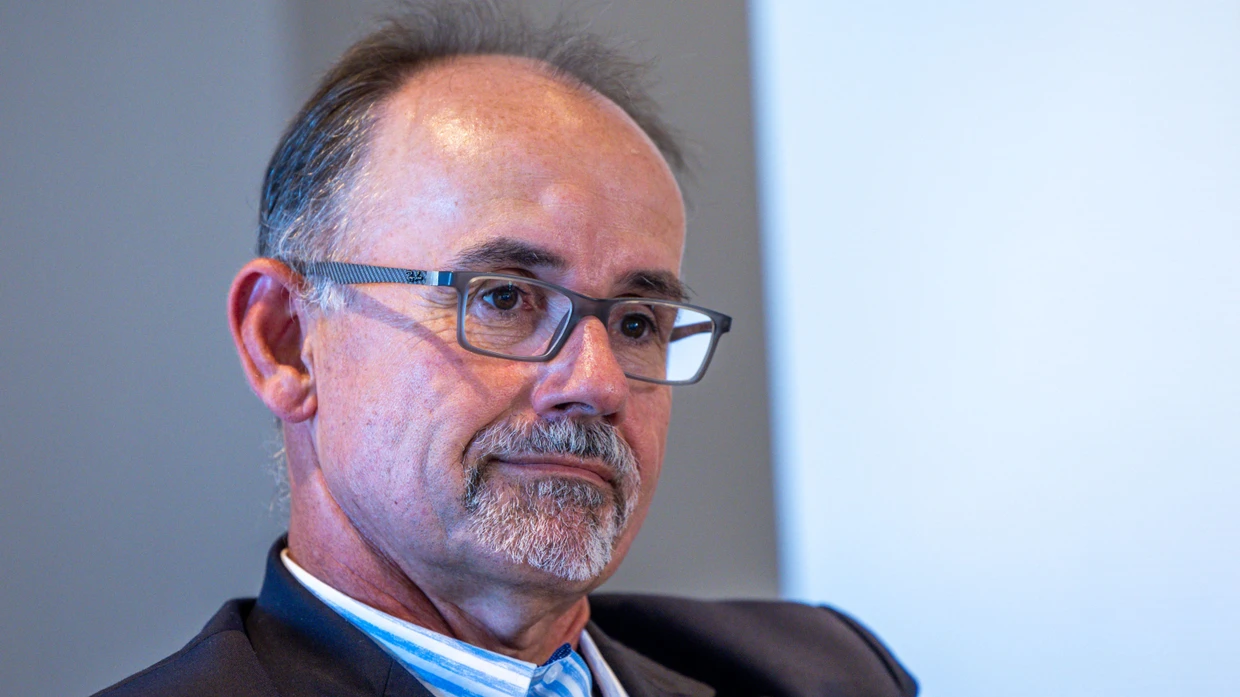 Wolfgang Blank, Mecklenburg-Vorpommerns Wirtschaftsminister am 3. September 2025 in Schwerin.