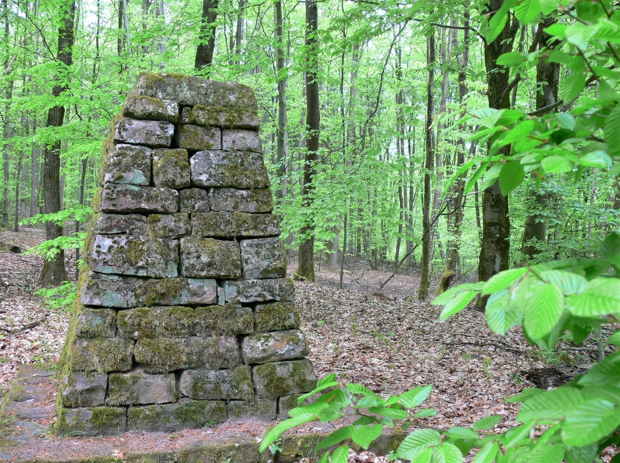 Wolfsstein: Hier soll 1780 der (vermutlich) letzte Wolf im Spessart erlegt worden sein.