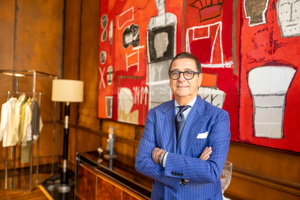 CEO Antonio De Matteis im Mailänder Showroom von Kiton