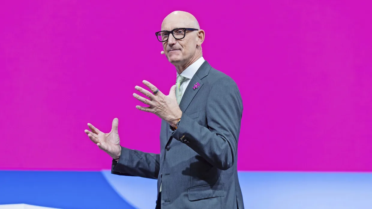 Mit Schwung in die neue Amtszeit: Telekom-Chef Tim Höttges