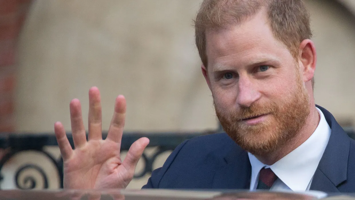 Prinz Harry im April 2025 vor dem Gericht in London