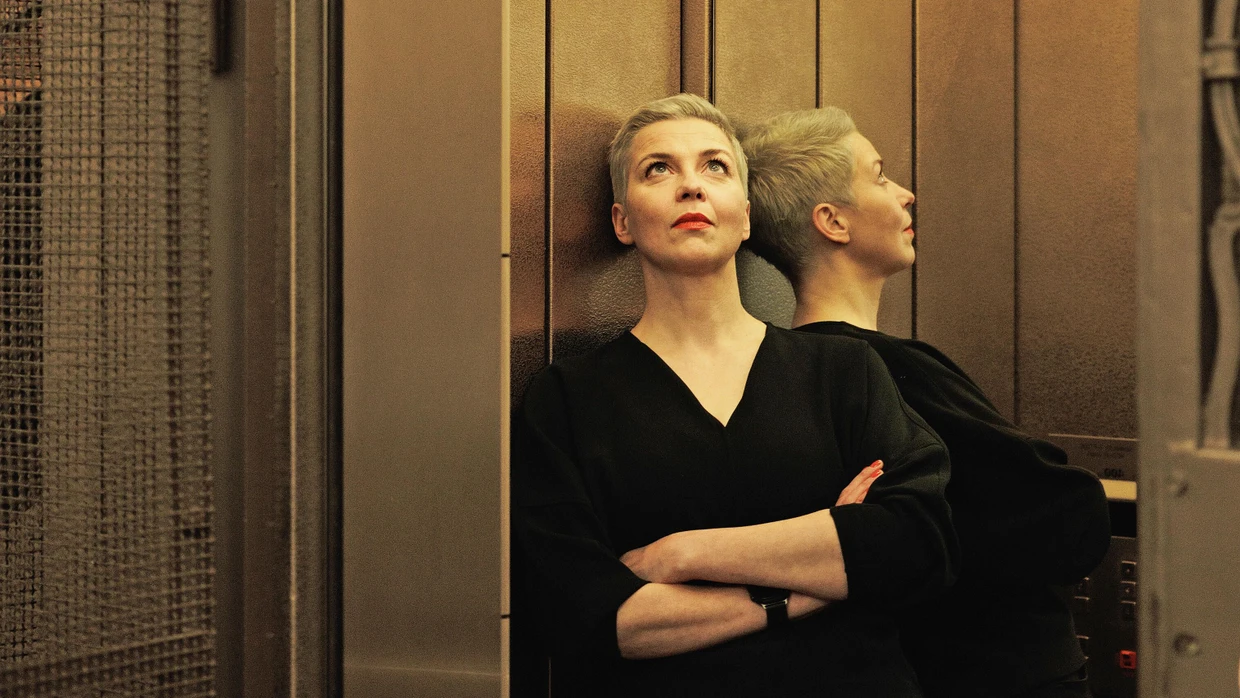 Zu Besuch in der F.A.Z.-Redaktion in Berlin: Marija Kolesnikowa, belarussische Menschenrechtlerin und Flötistin