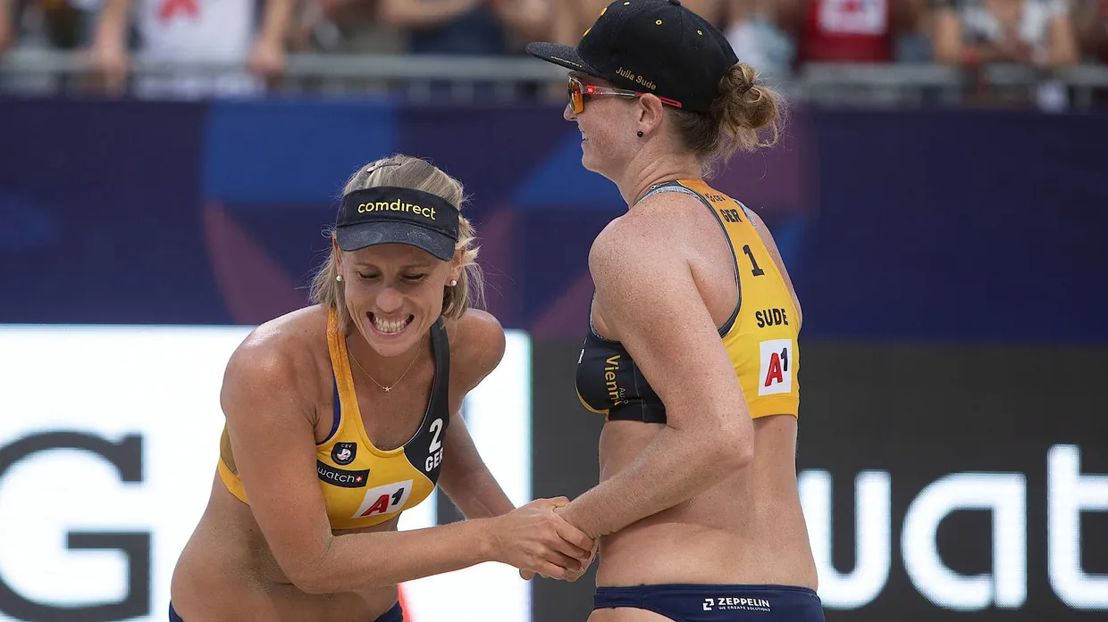 Haben gut lachen: Karla Borger (l.) und Julia Sude