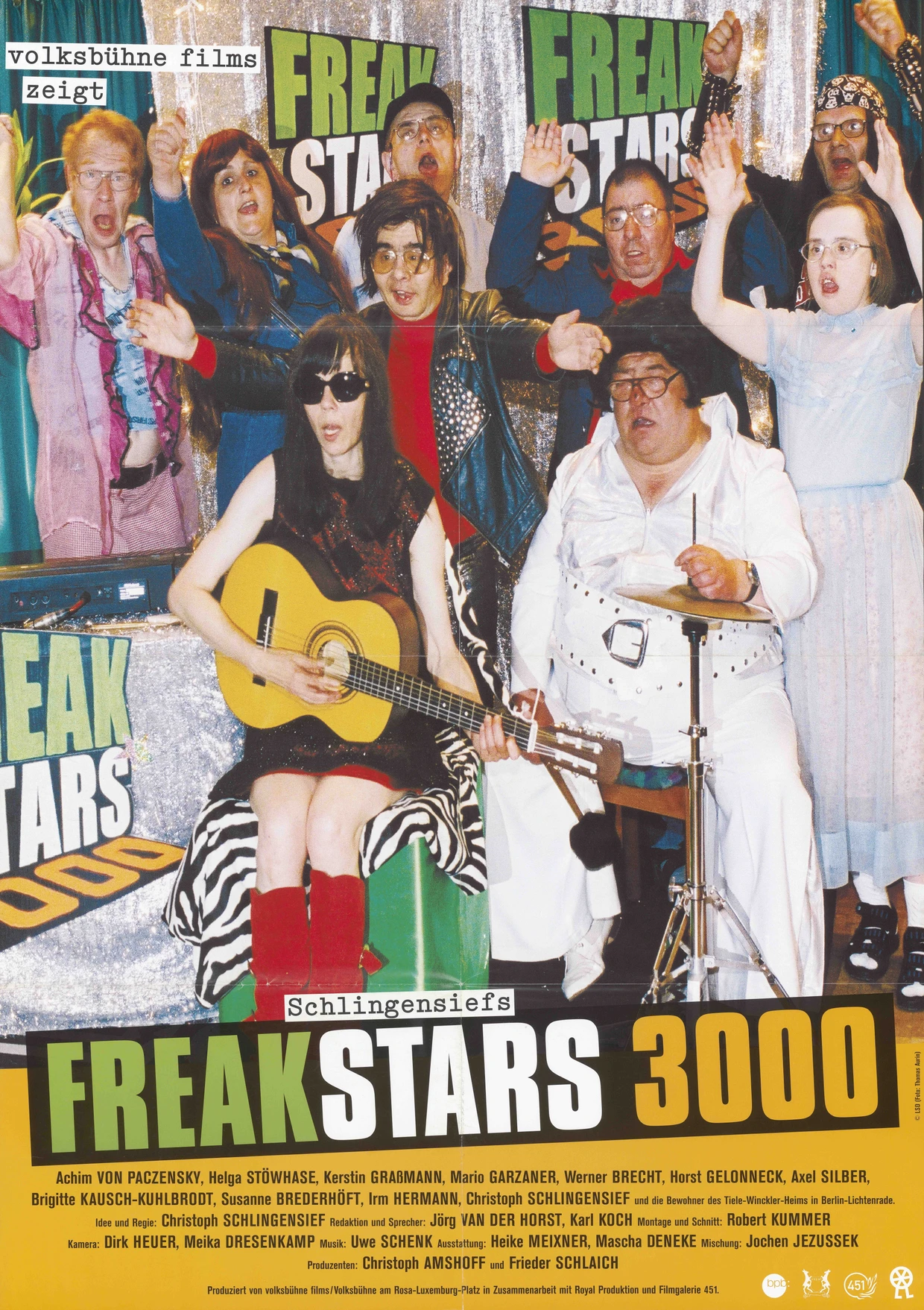 Promotionsmaterial für „Freakstars 3000“ von 2002