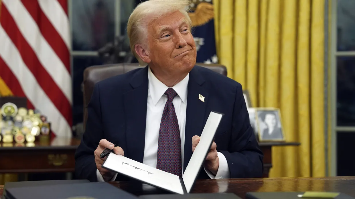 US-Präsident Donald Trump im Oval Office.
