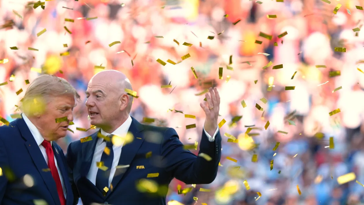 Freuen sich über die Einnahmen: FIFA-Chef Infantino und US-Präsident Donald Trump