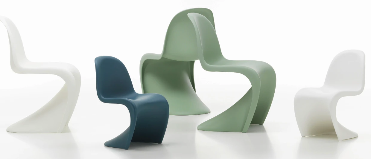 Ikone des 20. Jahrhunderts: der von Vitra bis heute produzierte Panton-Stuhl