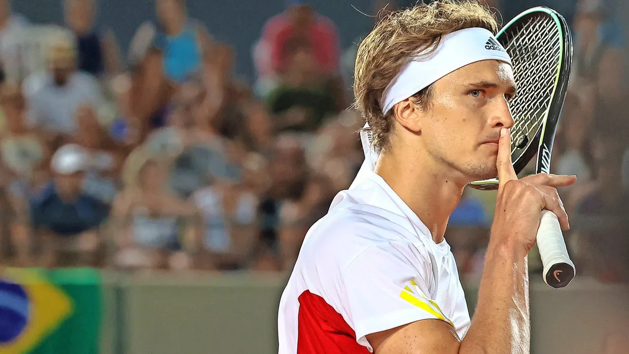 Nervenprobe bestanden: Deutschlands Spitzenspieler Alexander Zverev hatten die brasilianischen Fans besonders auf dem Kieker.