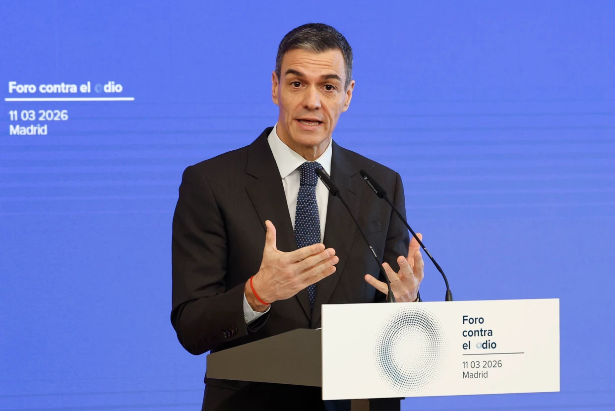 Spaniens Ministerpräsident Pedro Sánchez am Mittwoch in Madrid.