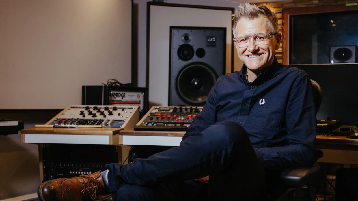 Nicht nur fürs Foto: Asterix Westphal ist regelmäßig in Studios zugange.